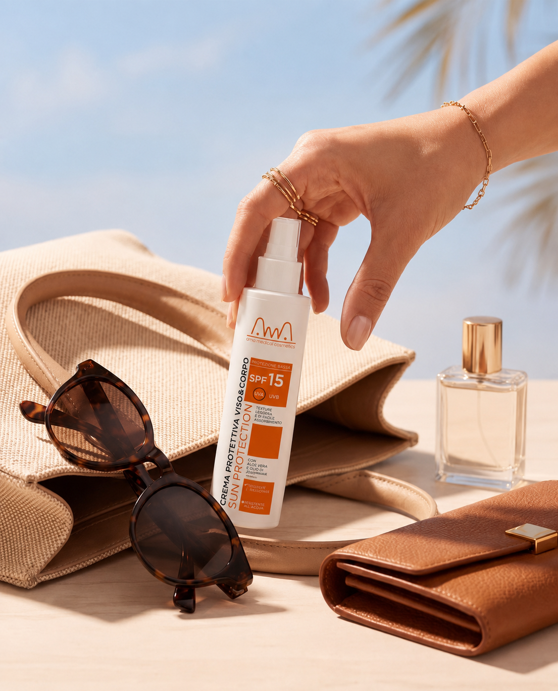 Latte Solare Spray Bio Media Protezione SPF15